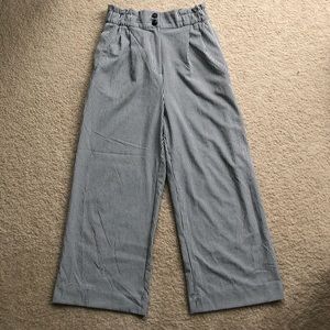 H&M Striped Linen Pants